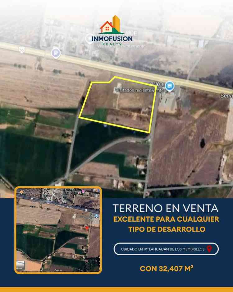 terreno en venta parcela  no 78 z1 p34 el rodeo ixtlahuacan de los membrillos jalisco pamQ2Go